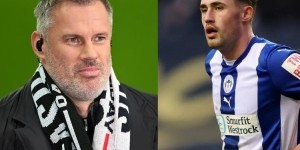 卡拉格：儿子詹姆斯和莱万对位踢得挺好，他还得到了莱万的球衣